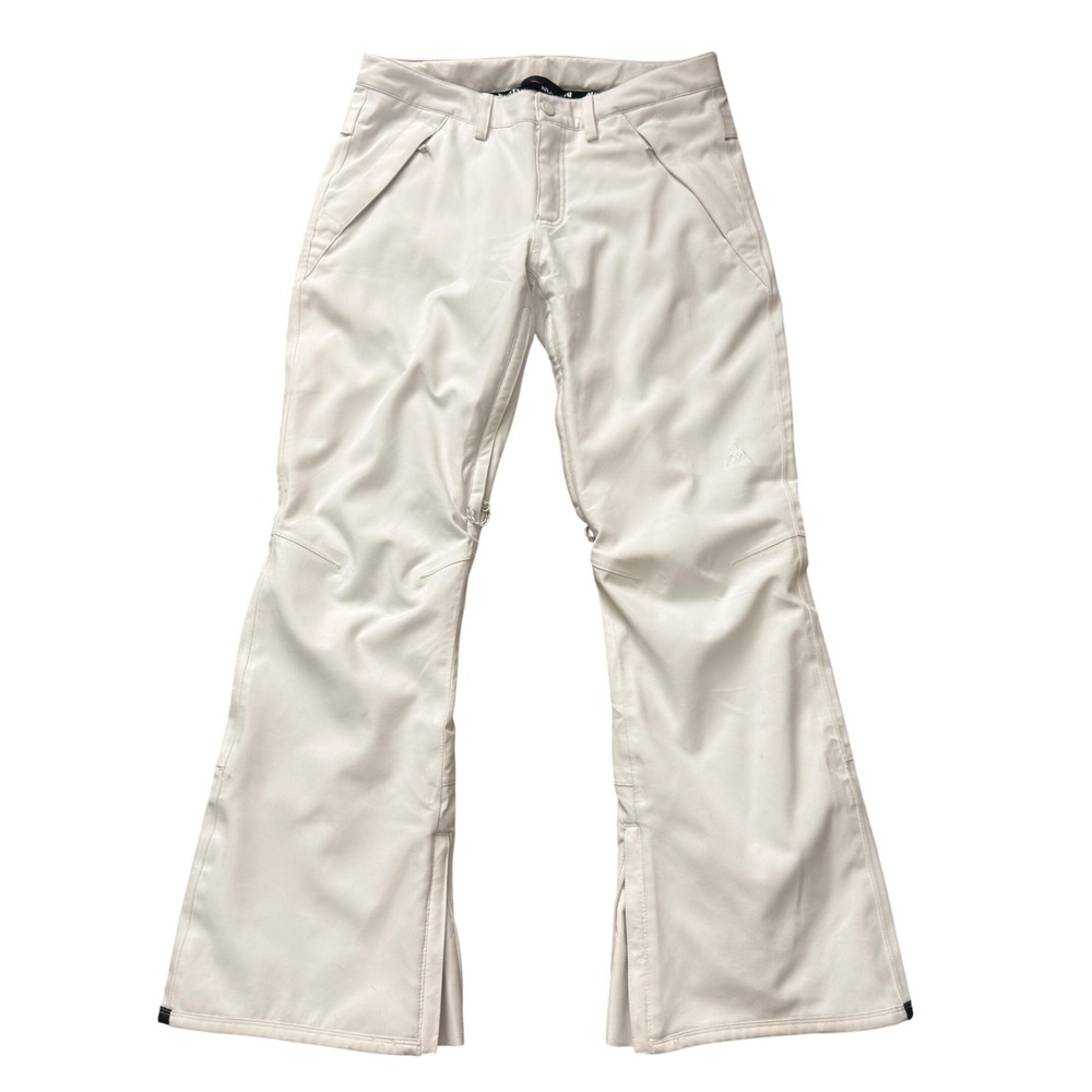 Burton Living Lining‎ SnowPants Medium WhiteSnowboard Ski Insulated Pants BB01